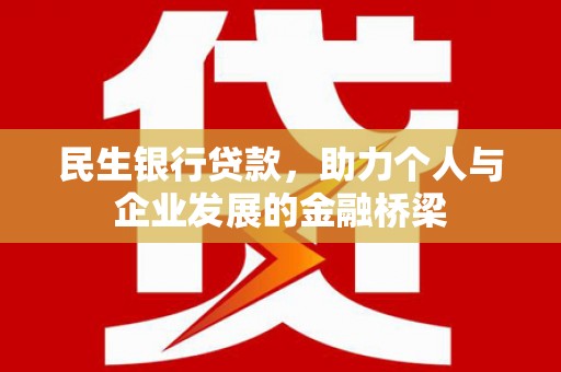 大内民生银行贷款，助力个人与企业发展的金融桥梁