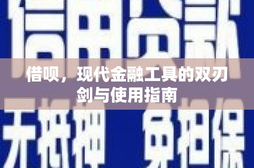大内借呗，现代金融工具的双刃剑与使用指南