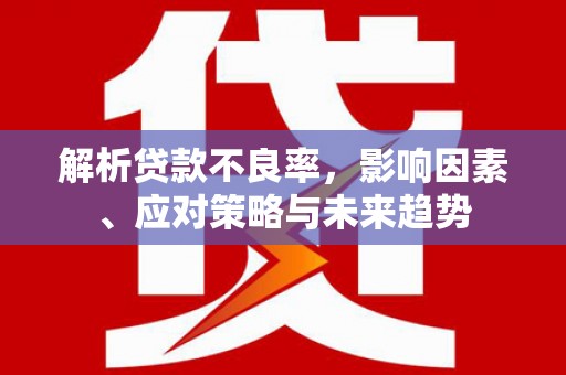 大内解析贷款不良率，影响因素、应对策略与未来趋势