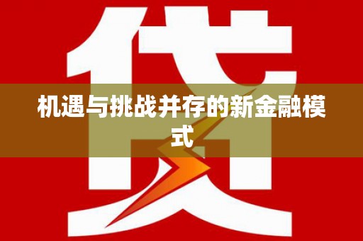 大内机遇与挑战并存的新金融模式