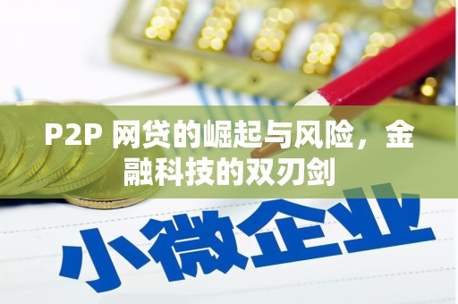 大内P2P 网贷的崛起与风险，金融科技的双刃剑