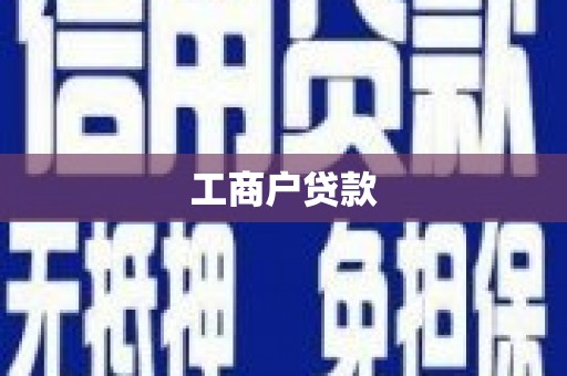 大内工商户贷款