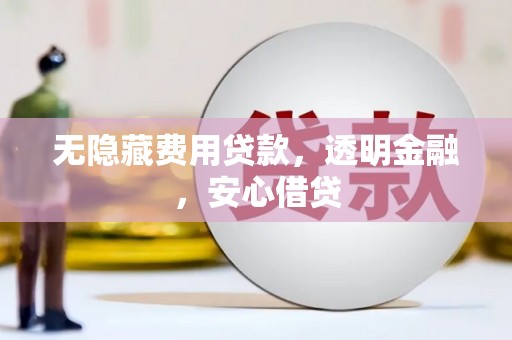 大内无隐藏费用贷款，透明金融，安心借贷