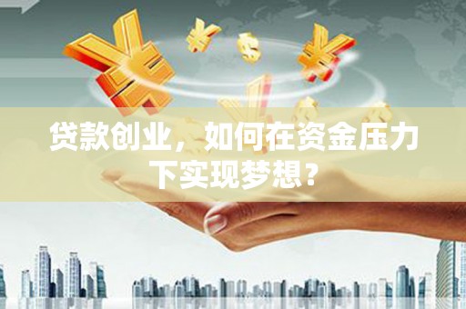 大内贷款创业，如何在资金压力下实现梦想？