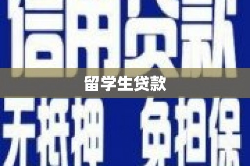 大内留学生贷款