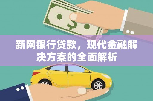 大内新网银行贷款，现代金融解决方案的全面解析