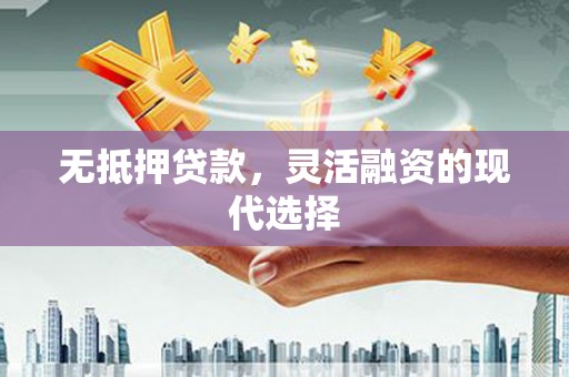 大内无抵押贷款，灵活融资的现代选择