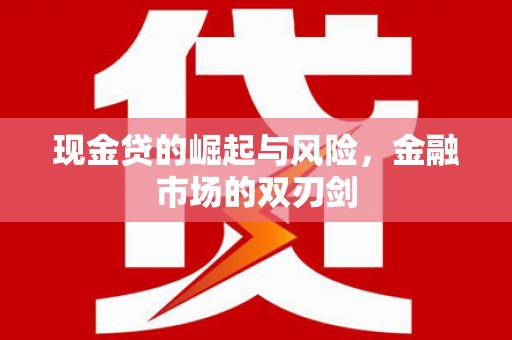 大内现金贷的崛起与风险，金融市场的双刃剑