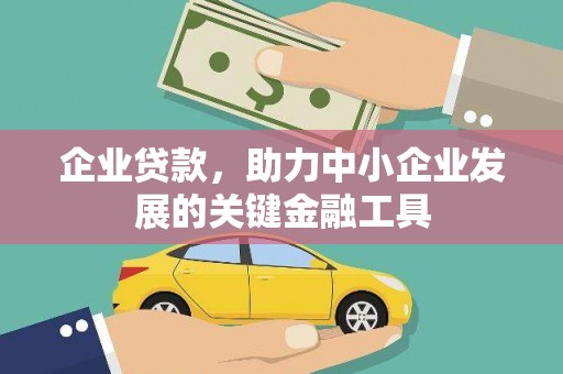 大内企业贷款，助力中小企业发展的关键金融工具