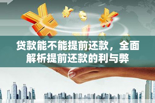 大内贷款能不能提前还款，全面解析提前还款的利与弊
