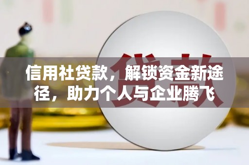 大内信用社贷款，解锁资金新途径，助力个人与企业腾飞
