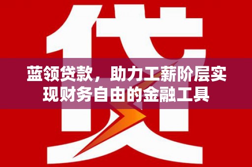 大内蓝领贷款，助力工薪阶层实现财务自由的金融工具