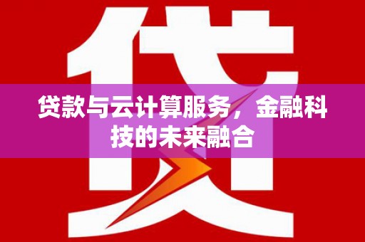 大内贷款与云计算服务，金融科技的未来融合