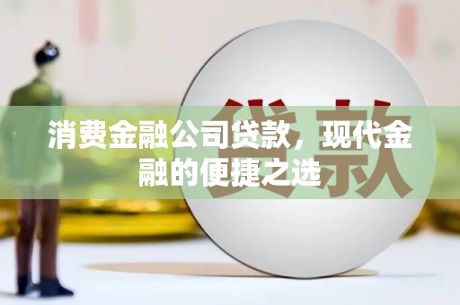 大内消费金融公司贷款，现代金融的便捷之选