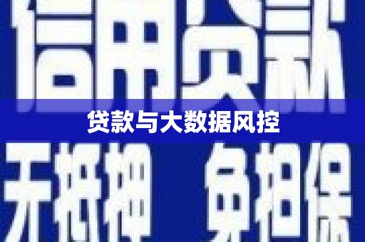 大内贷款与大数据风控