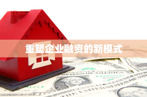 大内重塑企业融资的新模式