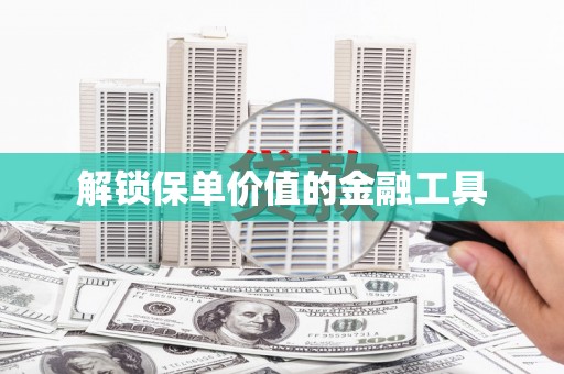 大内解锁保单价值的金融工具
