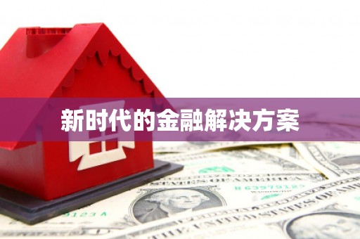 大内新时代的金融解决方案