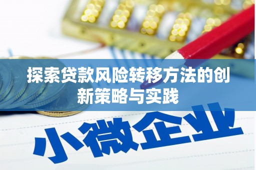 大内探索贷款风险转移方法的创新策略与实践